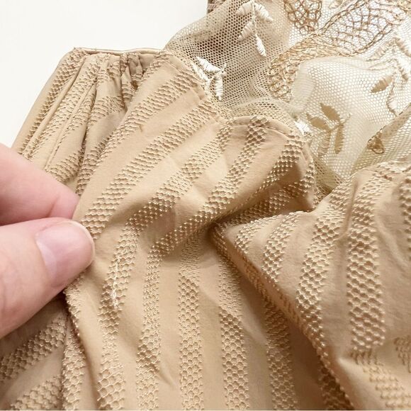 CHANTELLE Legende Bra Nude Tan Lace Trim Underwire 3 Part Cup 32H - Picture 2 of 4